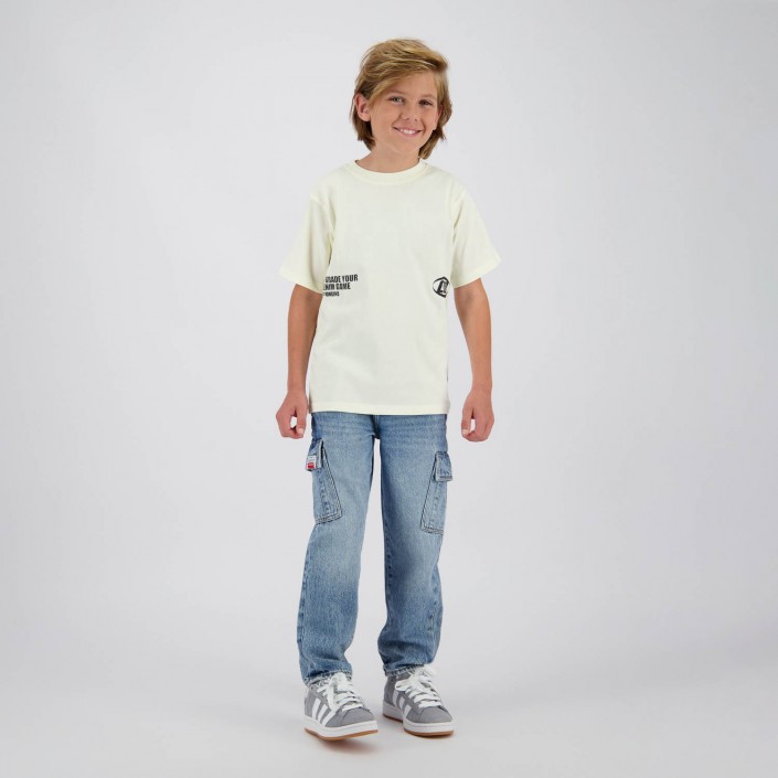 Vingino Humach T-shirt Sunlight white | Freewear Humach T-shirt - www.freewear.nl - Freewear