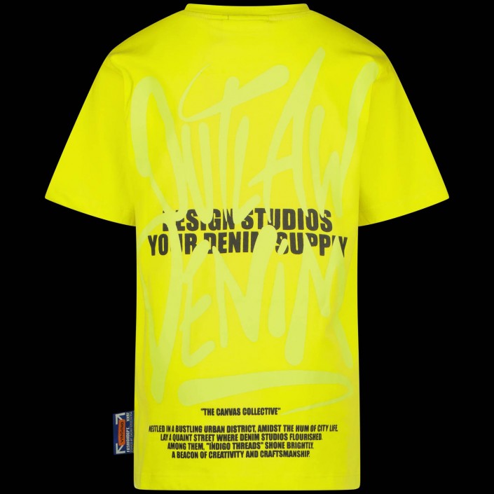 Vingino Humach T-shirt Fresh lime | Freewear Humach T-shirt - www.freewear.nl - Freewear