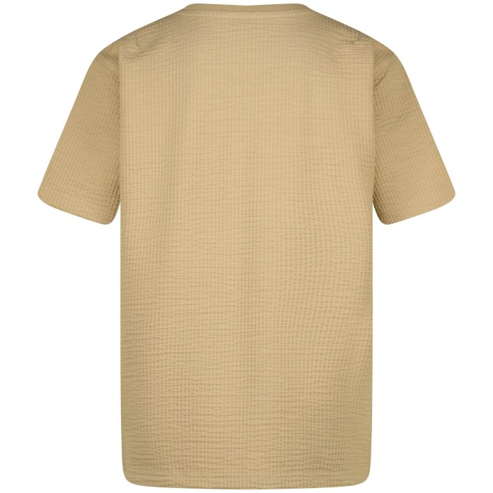 Vingino Hugi T-shirt Cream Sand | Freewear Hugi T-shirt - www.freewear.nl - Freewear