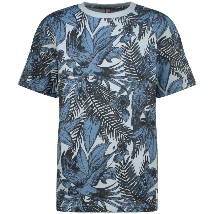 Vingino Hucan T-shirt Faded blue | Freewear Hucan T-shirt - www.freewear.nl - Freewear