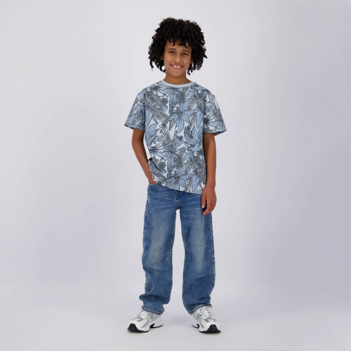 Vingino Hucan T-shirt Faded blue | Freewear Hucan T-shirt - www.freewear.nl - Freewear