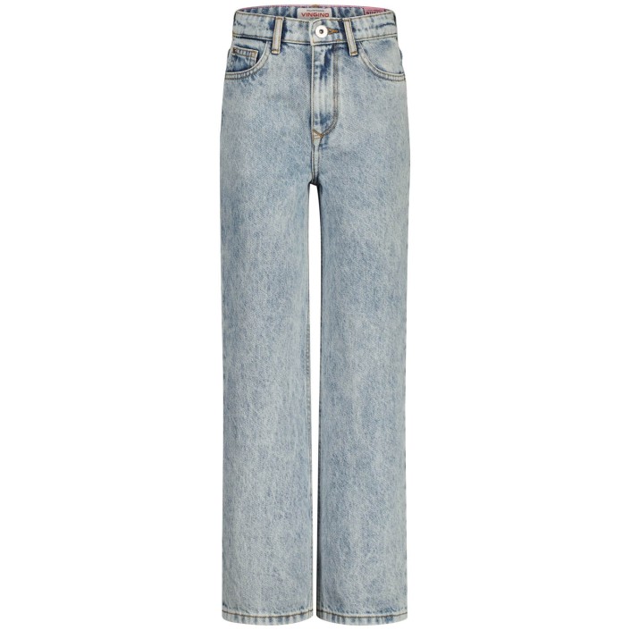 Vingino Cato Heart Jeans Light Bleach | Freewear Cato Heart Jeans - www.freewear.nl - Freewear