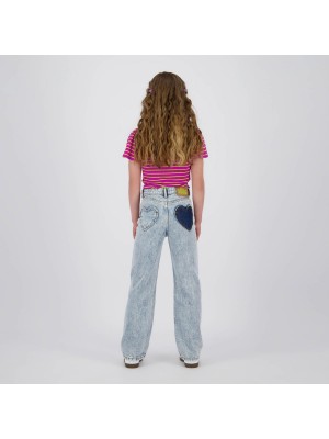 Vingino Cato Heart Jeans Light Bleach | Freewear Cato Heart Jeans - www.freewear.nl - Freewear
