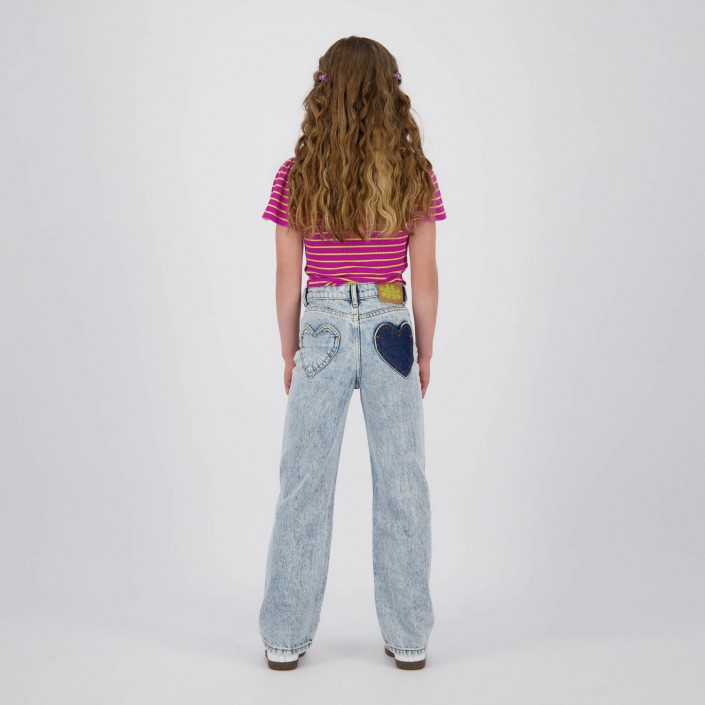 Vingino Cato Heart Jeans Light Bleach | Freewear Cato Heart Jeans - www.freewear.nl - Freewear