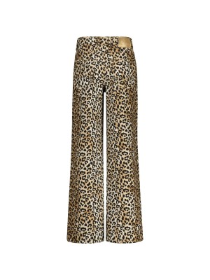 Vingino Cassie leopard pant Sand Animal | Freewear Cassie leopard pant - www.freewear.nl - Freewear