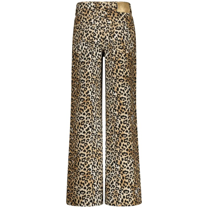 Vingino Cassie leopard pant Sand Animal | Freewear Cassie leopard pant - www.freewear.nl - Freewear