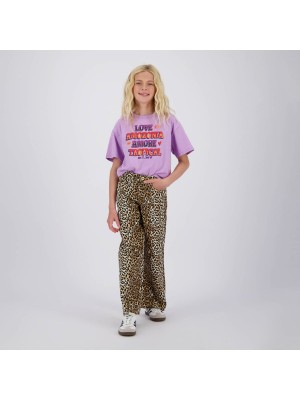Vingino Cassie leopard pant Sand Animal | Freewear Cassie leopard pant - www.freewear.nl - Freewear