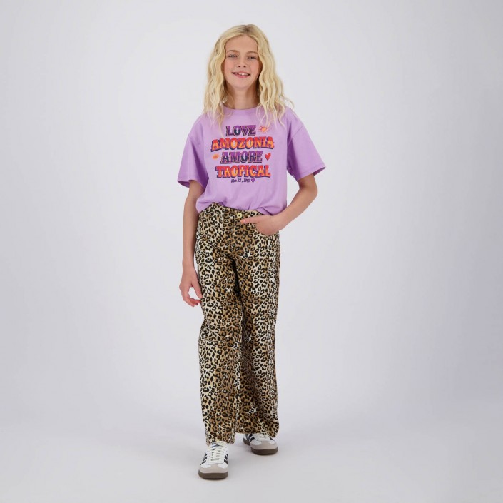 Vingino Cassie leopard pant Sand Animal | Freewear Cassie leopard pant - www.freewear.nl - Freewear