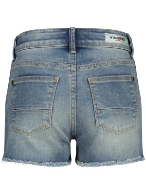 Vingino Dafina Heart Short Mid Blue Wash | Freewear Dafina Heart Short - www.freewear.nl - Freewear