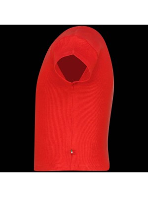 Vingino Basic-Crop Rib Tee Breeze red | Freewear Basic-Crop Rib Tee - www.freewear.nl - Freewear