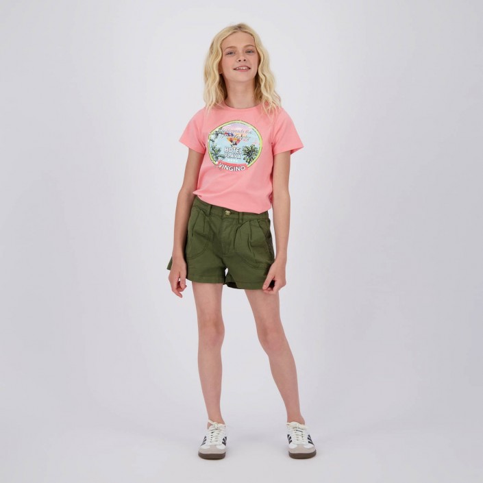 Vingino Hariette T-shirt Spring peach | Freewear Hariette T-shirt - www.freewear.nl - Freewear