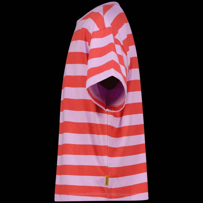 Vingino Basic-Tee Stripe Lilac blush | Freewear Basic-Tee Stripe - www.freewear.nl - Freewear