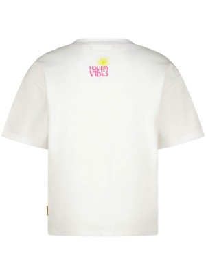 Vingino Hanrieke T-shirt Real White | Freewear Hanrieke T-shirt - www.freewear.nl - Freewear
