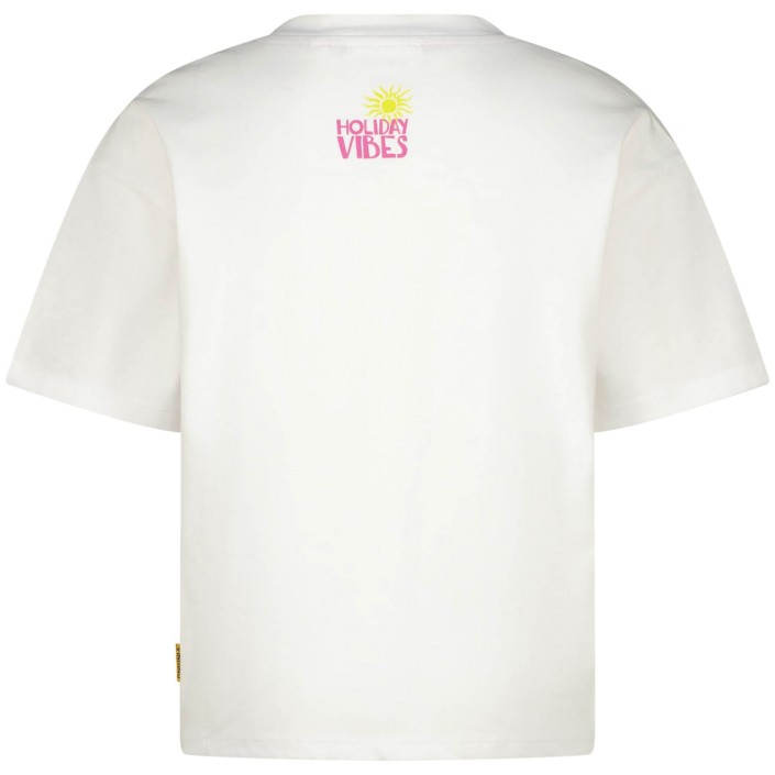 Vingino Hanrieke T-shirt Real White | Freewear Hanrieke T-shirt - www.freewear.nl - Freewear