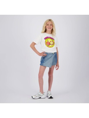 Vingino Hanrieke T-shirt Real White | Freewear Hanrieke T-shirt - www.freewear.nl - Freewear