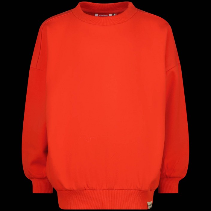 Vingino Basic-RN Oversize Breeze red | Freewear Basic-RN Oversize - www.freewear.nl - Freewear