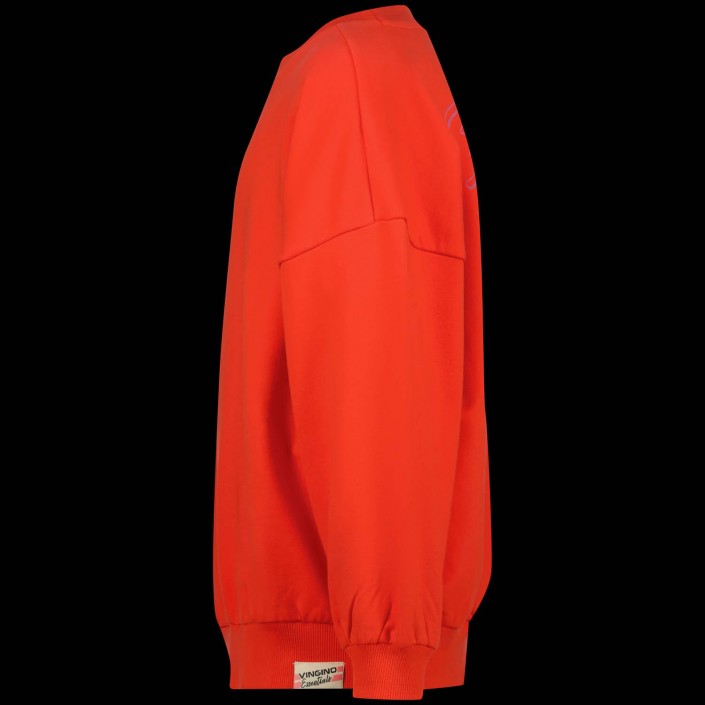 Vingino Basic-RN Oversize Breeze red | Freewear Basic-RN Oversize - www.freewear.nl - Freewear