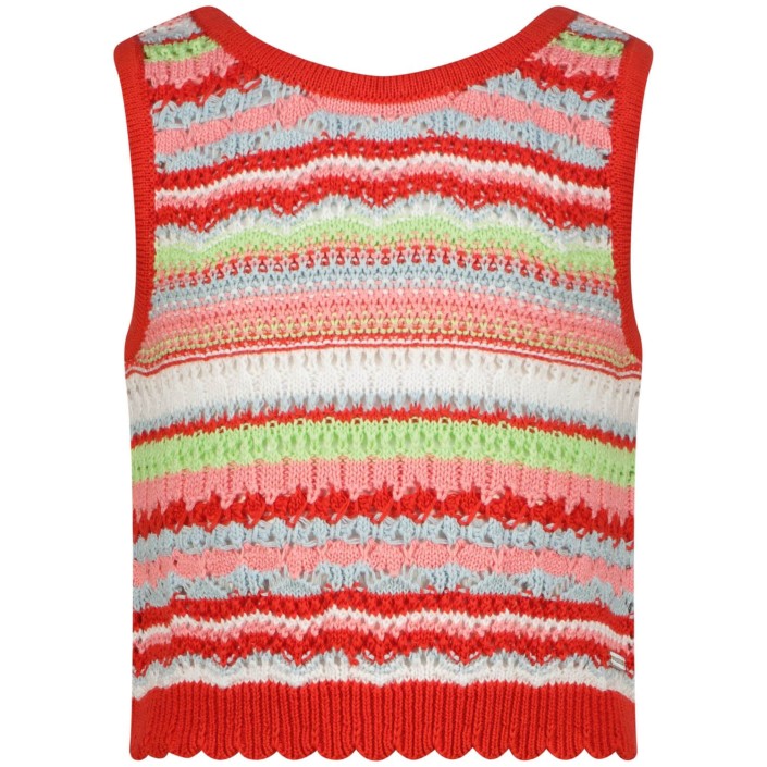 Vingino Ginae T-shirt Breeze red | Freewear Ginae T-shirt - www.freewear.nl - Freewear
