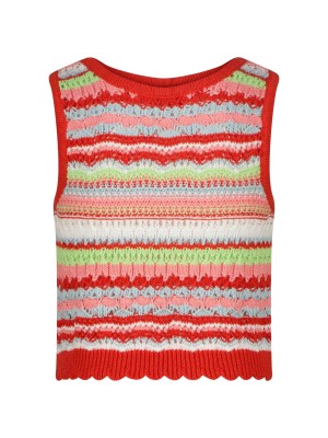 Vingino Ginae T-shirt Breeze red | Freewear Ginae T-shirt - www.freewear.nl - Freewear