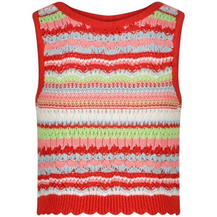 Vingino Ginae T-shirt Breeze red | Freewear Ginae T-shirt - www.freewear.nl - Freewear