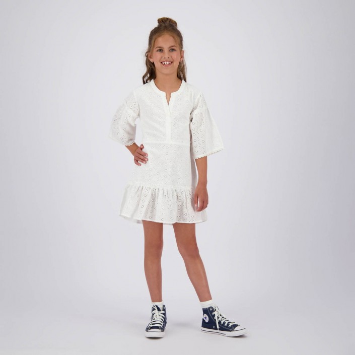 Vingino Paulina Dress Real White | Freewear Paulina Dress - www.freewear.nl - Freewear