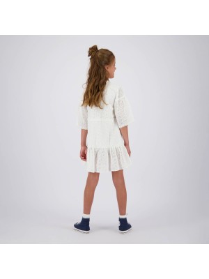 Vingino Paulina Dress Real White | Freewear Paulina Dress - www.freewear.nl - Freewear