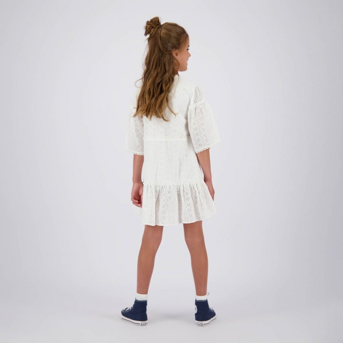 Vingino Paulina Dress Real White | Freewear Paulina Dress - www.freewear.nl - Freewear