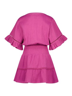 Vingino Priana Jurk Aster pink | Freewear Priana Jurk - www.freewear.nl - Freewear