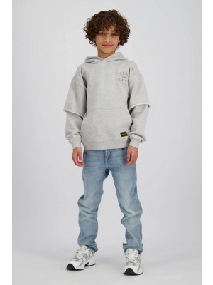 Vingino Nairo Hoodie Fearless grey melee | Freewear Nairo Hoodie - www.freewear.nl - Freewear