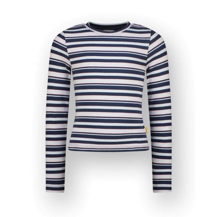 Vingino Basic-Tee Stripe Dark Blue | Freewear Basic-Tee Stripe - www.freewear.nl - Freewear