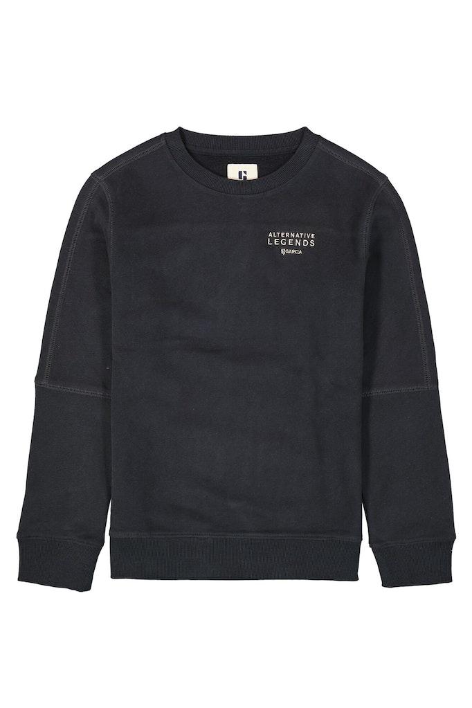 GARCIA Jongens Sweater Zwart - Maat 164/170