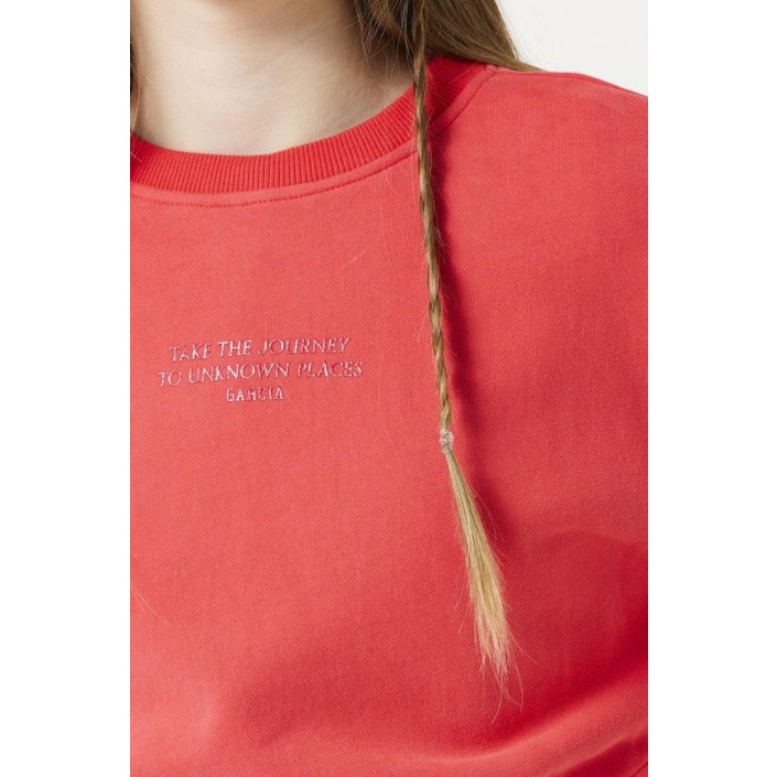 Garcia V42661_girls sweat 3645-red glaze | Freewear V42661_girls sweat - www.freewear.nl - Freewear