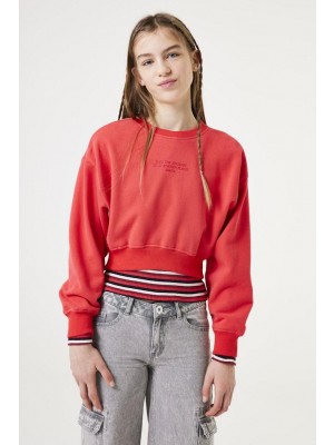 Garcia V42661_girls sweat 3645-red glaze | Freewear V42661_girls sweat - www.freewear.nl - Freewear