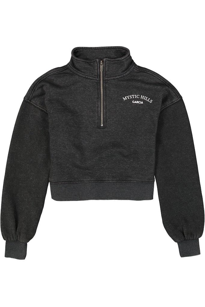 GARCIA Meisjes Sweater Zwart - Maat 152/158
