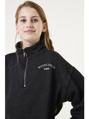 Garcia V42663_girls sweat 1755-off black | Freewear V42663_girls sweat - www.freewear.nl - Freewear