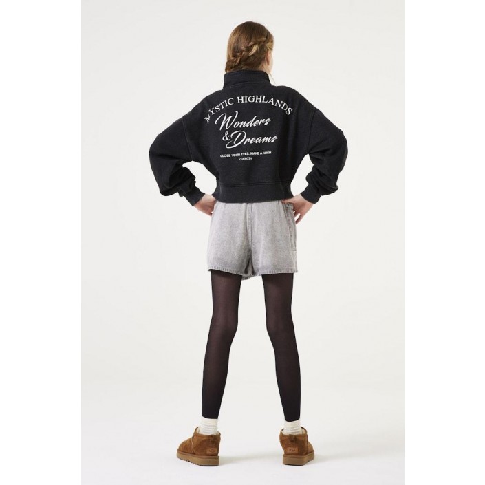 Garcia V42663_girls sweat 1755-off black | Freewear V42663_girls sweat - www.freewear.nl - Freewear