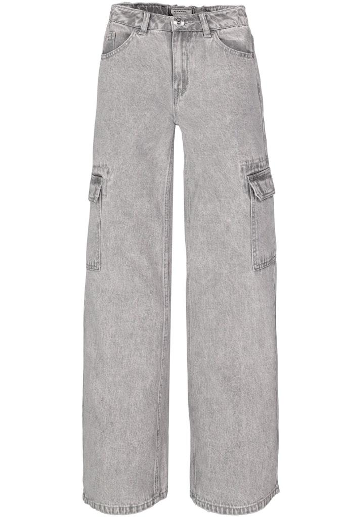 GARCIA V42722 Meisjes Wide Fit Jeans Gray - Maat 164