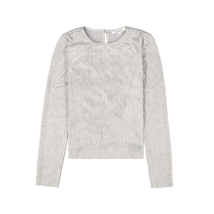 Garcia W42403_girls T-shirt ls 2155-silver grey | Freewear W42403_girls T-shirt ls - www.freewear.nl - Freewear
