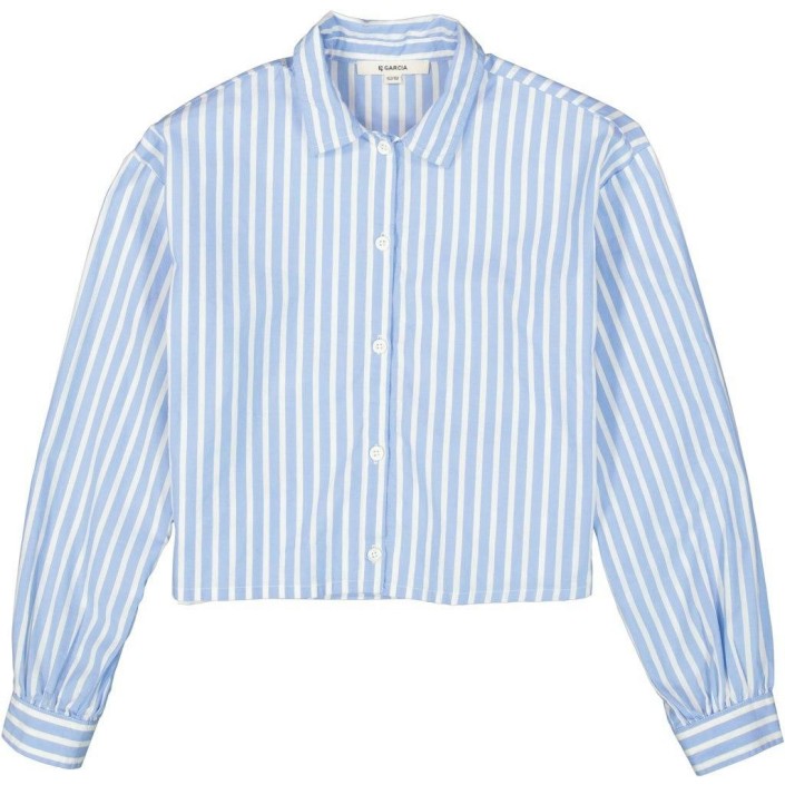 Garcia W42431_girls shirt ls 53-off white | Freewear W42431_girls shirt ls - www.freewear.nl - Freewear