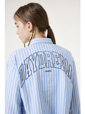 Garcia W42431_girls shirt ls 53-off white | Freewear W42431_girls shirt ls - www.freewear.nl - Freewear