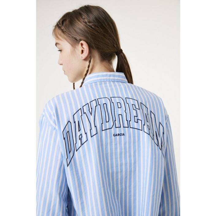 Garcia W42431_girls shirt ls 53-off white | Freewear W42431_girls shirt ls - www.freewear.nl - Freewear