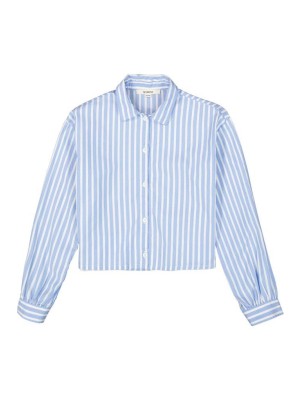 Garcia W42431_girls shirt ls 53-off white | Freewear W42431_girls shirt ls - www.freewear.nl - Freewear