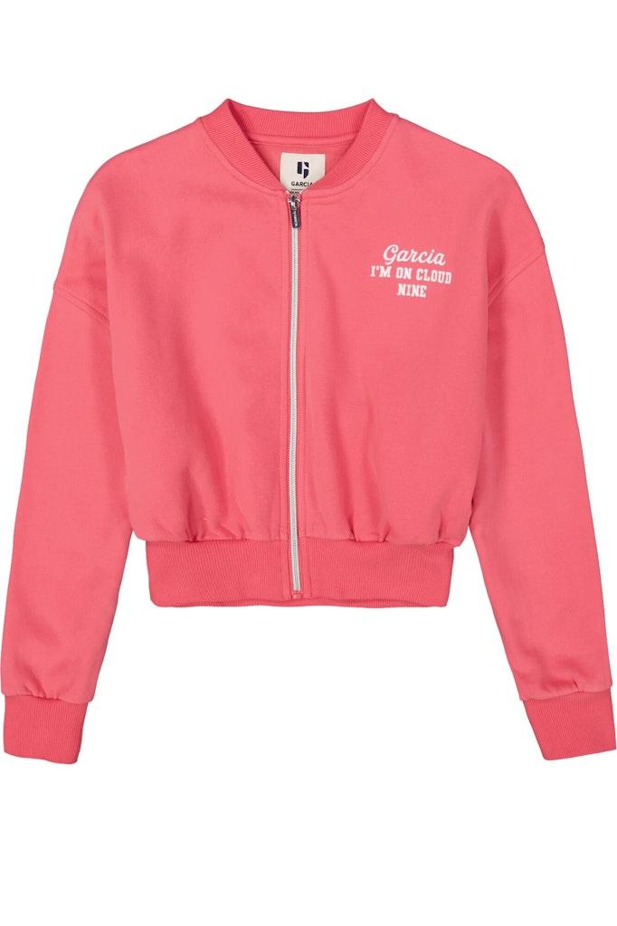 Roze bombervest