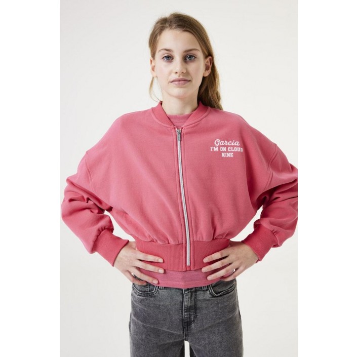 Garcia W42453_girls cardigan sweat 3937-sugar pink | Freewear W42453_girls cardigan sweat - www.freewear.nl - Freewear