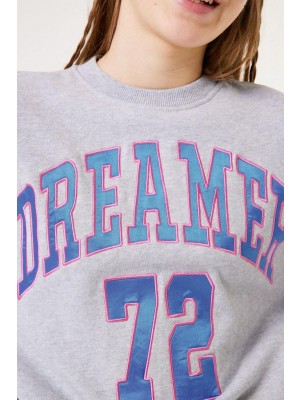 Garcia W42462_girls sweat 5580-grey heather | Freewear W42462_girls sweat - www.freewear.nl - Freewear