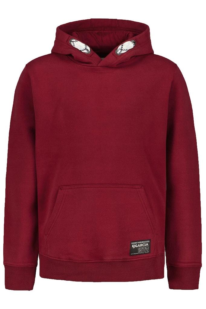 Garcia hoodie bordeauxrood
