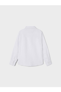 NAME IT KIDS NKMNEWSA LS SHIRT NOOS bright white