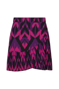 Lofty Manner Skirt Jaleni purple aztec print