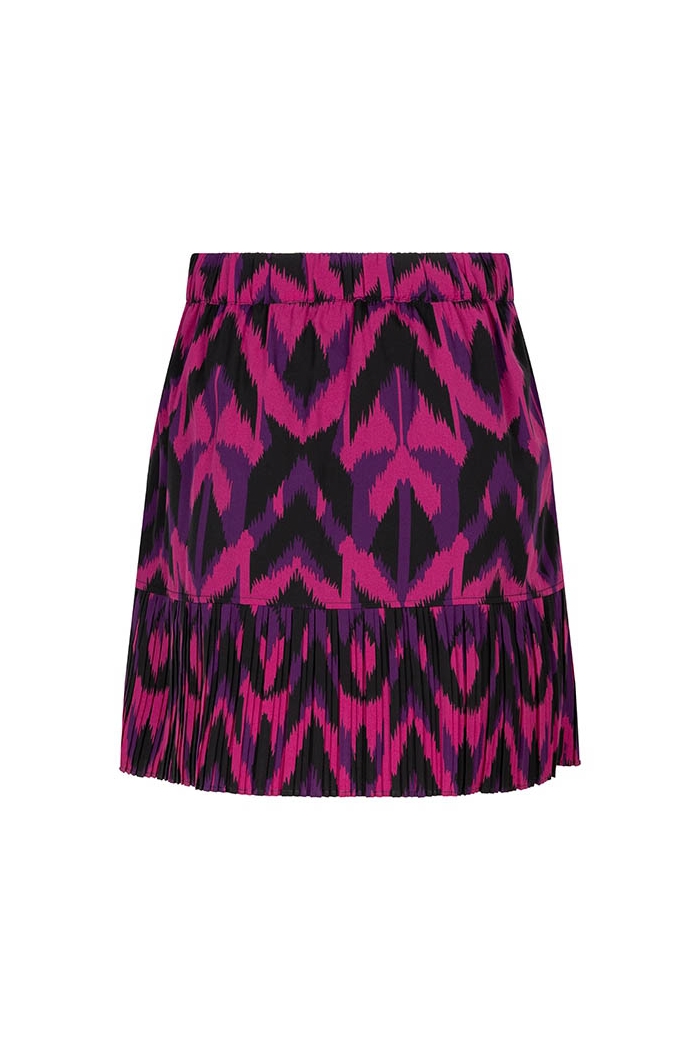 Lofty Manner Skirt Jaleni purple aztec print