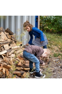 Koko Noko Ki Skort print dark blue
